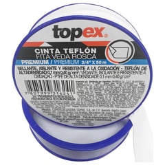TOPEX - Cinta Teflón Ptfe Básica 3/4 Pulgada x 50 Mts.