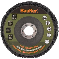 BAUKER - Rueda abrasiva para pintura y oxido 100mm Redline 1BS7902