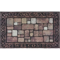 JUST HOME COLLECTION - Tapete Welcome Ladrillo 45x75 cm