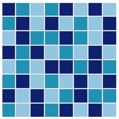 CORONA - Base Cerámica Decorada Para Baño Dallas 31.5x31.5 Centímetros Azul