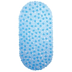 CASA BONITA - Tapete para Baño Pebb 35x70 cm Azul