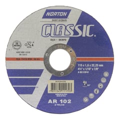 NORTON - Disco Abrasivo Corte Metal Aceros 4.1/2-pulg x 1.6mm