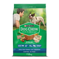 DOG CHOW - Alimento Seco Para Perro Control De Peso Sano y En Forma Dog Chow 8 kg