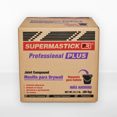SUPERMASTICK - Masilla Plus 4.5gal 28kg Caja