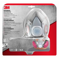 3M - Kit Respirador Mediacara P100 65021HA1-A