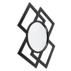 SPAMDS GLASS - Espejo Decorativo De Pared Tek 64 cm Wengue