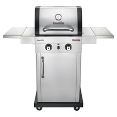 CHAR BROIL - Asador A Gas 2 Quemadores Tru-Infrared Y Bandejas Laterales 122x119 Cm Char-Broil