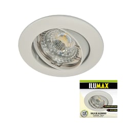 ILUMAX - Ojo Spot Dirijible Blanco Aluminio