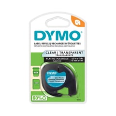 DYMO - Cinta Rotuladora LT Blanca 12mmx4mt Plástico