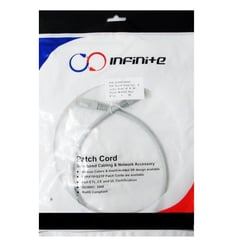 INFINITE - Patch Cord Categoría 6 de 50 Centímetros Gris x3 Und