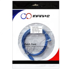 INFINITE - Patch Cord Categoría 6 de 1 Metro Azul x3 Und