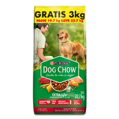 DOG CHOW - Alimento Seco Para Perro Adulto Pague 19.7 Lleve 22.7Kg