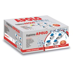 APOLO - Caja Registro Incorpor Macho Pead 1/2 Pulgadas x 24 Unidades