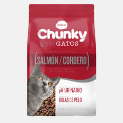 CHUNKY - Alimento Seco Para Gatos Salmón y Cordero 8 Kg