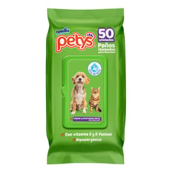 PETYS - Paños Húmedos Mascotas Original x50und