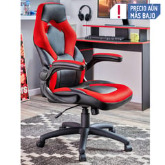 HC JUST HOME COLLECTION - Sillon Gamer Roja-Negro