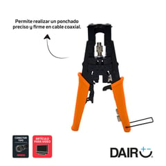 DAIRU - Ponchadora Profesional De Presión Coaxia