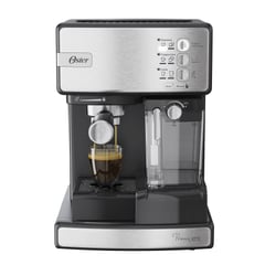 OSTER - Cafetera de Espresso Automática 15 Bares BVSTEM6603SS Plata