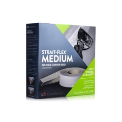 STRAIT FLEX - Cinta Esquinera Medium DryWall 15 Metros