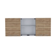 RTA DESIGN - Gabinete Superior Vidrio 60x150x31.5 Blanc-Miel