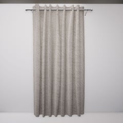 JUST HOME COLLECTION - Cortina Blackout Marsella Báltica 200x230cm Gris