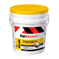 TOPEX - Pintura para Interior Alto Poder Cubriente Blanco 2.5 Galones