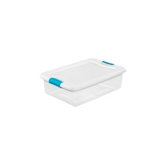STERILITE - Caja con Tapa de Plástico/Traba Capacidad 30.28 L