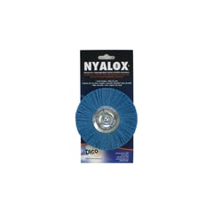 DICOL - Cepillo Circ Montado Nyalox Fino de 10.16 cm Azul