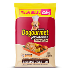 DOGOURMET - Alimento Seco Perros Pavo y Pollo 25 Kg