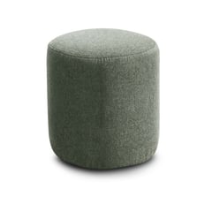 HOME COLLECTION - Puff Redondo Boreal Pers Gris Verde 42cm