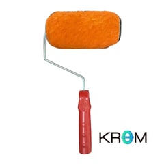 KROM - Rodillo 5" Felpa Acrilica Galonero Naranja 18mm