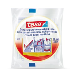 TESA - Cinta Enmascarar Multiproposito 40m x 12mm