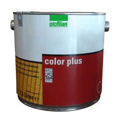 PROFILAN - Pintura para madera en exterior base solvente color castaño 2.5 lts color plus
