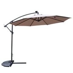 JUST HOME COLLECTION - Parasol Lateral 3 Mt Led Solar +Uv50