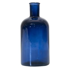 VIDRIOS SAN MIGUEL - Botella Retro 19.5 Cm Azul